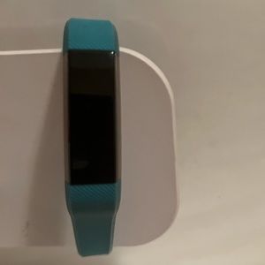Fitbit Alta Fitness Tracker, Silver/Teal